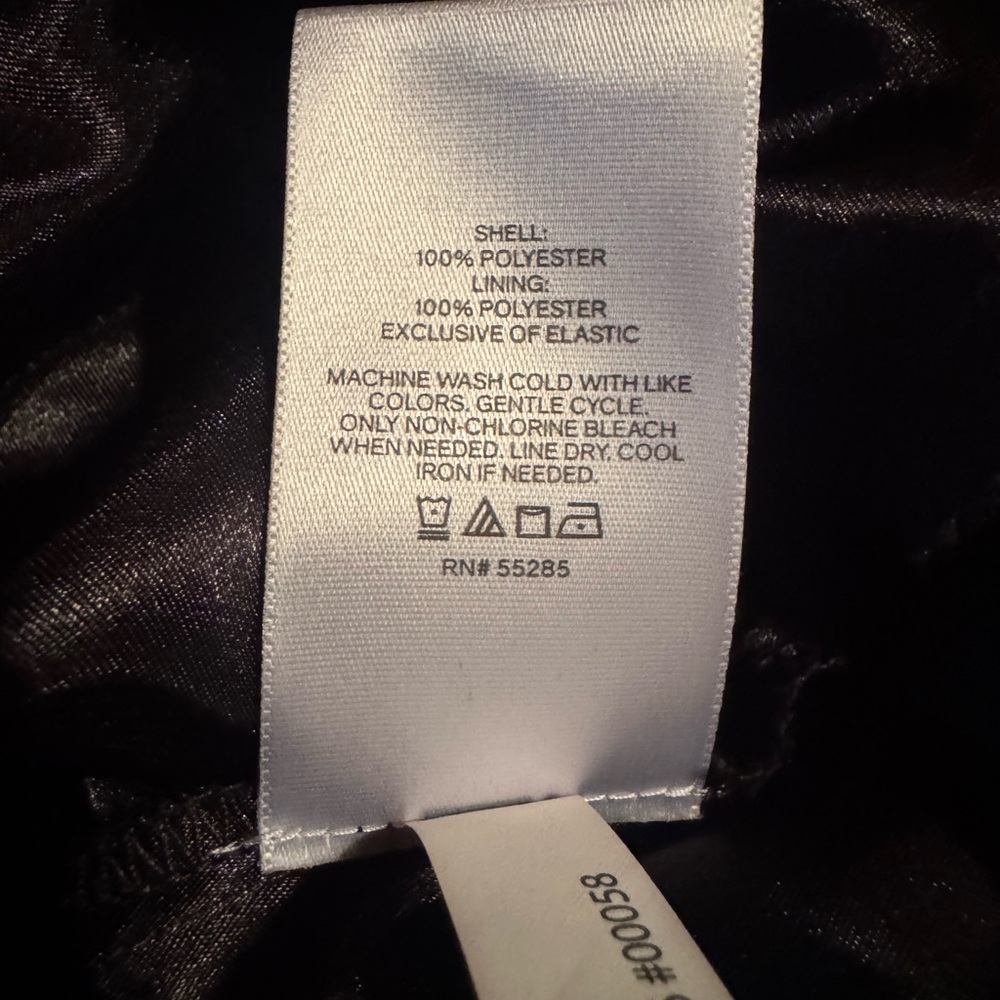 Express Sz Small Black Off or On Chifon Shoulder Mini Dress w/ rouching, ruffles - Picture 10 of 10